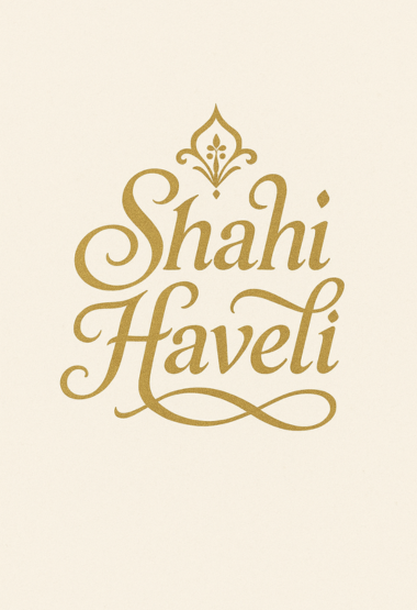 Shahi Haveli logo (golden)